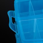 Бокс пластиковый для хранения, 3 яруса, 30 отделений, 25×17×18 см, цвет МИКС - фото 9003005