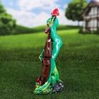 Садовая фигура "Лягушка с контрабасом", зелёный цвет, гипс, 46 см - Фото 4