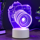 Светильник "Фотоаппарат" LED RGB от сети 9,5х12х17см RISALUX - Фото 1
