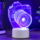 Светильник "Фотоаппарат" LED RGB от сети 9,5х12х17см RISALUX - фото 8448217