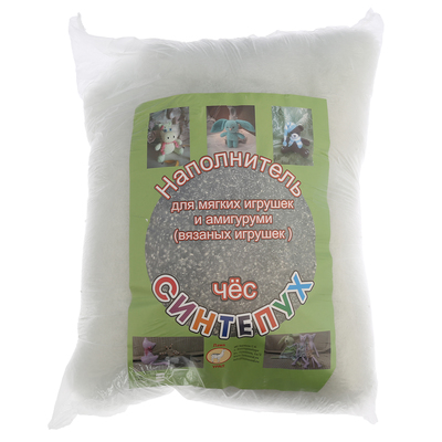 Наполнитель для вязаных игрушек «Синтепух чес» 200 г