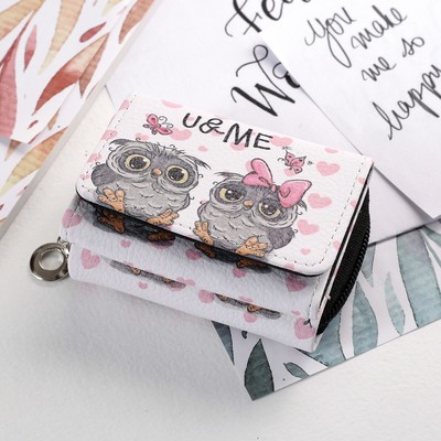 Кошелёк, 2 отдела на молнии, отдел на молнии, цвет бежевый