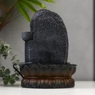 Фонтан настольный от сети, подсветка "Будда" серый мрамор 30х20,5х20,5 см - Фото 4