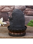 Фонтан настольный с подсветкой «Будда», от сети, серый мрамор, 30×20.5×20.5 см 4098092