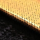 Ткань для пэчворка «Матовая черная-золотая», 33 × 33 см - фото 8789918