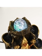 Фонтан настольный с подсветкой «Парвати и лотосы», от сети, 29×19.5×19.5 см 4098084