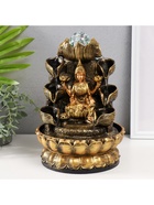 Фонтан настольный с подсветкой «Парвати и лотосы», от сети, 29×19.5×19.5 см 4098084