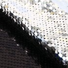 Ткань для пэчворка «Чёрная-серебряная», 33 × 33 см - Фото 1