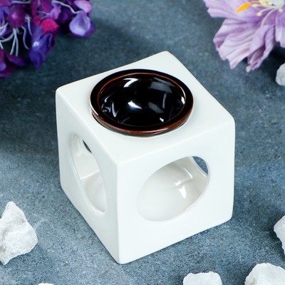 Аромалампа "Куб" белая, 9,5 см