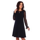 Платье женское «Доната», цвет чёрный, размер 52 - Фото 1