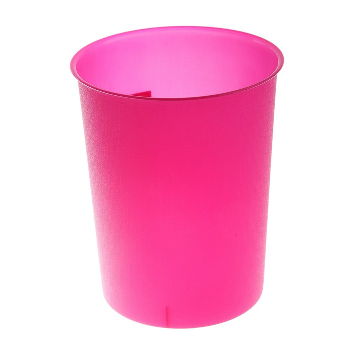 Ведро для мусора 20*20*25 см, розовое - Фото 1
