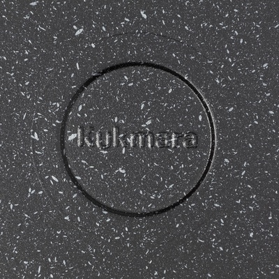 Жаровня KUKMARA, 4 л, d=28 см, h=10.5 см, антипригарное покрытие, серая