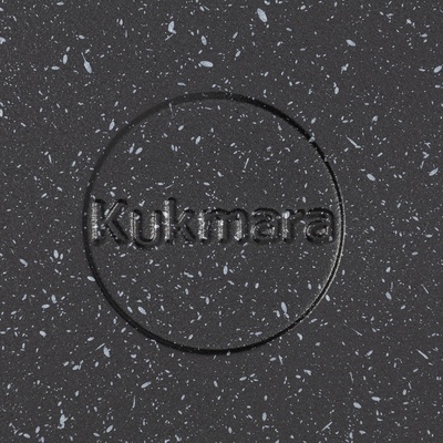 Жаровня KUKMARA, 3 л, d=28 см, h=8.5 см, антипригарное покрытие, серая