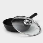 Набор кухонной посуды «Традиция №1», антипригарное покрытие, крышка, цвет чёрный - фото 4268603