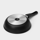 Набор кухонной посуды «Традиция №1», антипригарное покрытие, крышка, цвет чёрный - фото 4268605