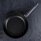 Набор кухонной посуды «Традиция №10», крышка, антипригарное покрытие, цвет чёрный - фото 8988850