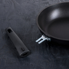 Набор кухонной посуды «Традиция №10», крышка, антипригарное покрытие, цвет чёрный - фото 8988851