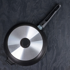 Набор кухонной посуды «Традиция №10», крышка, антипригарное покрытие, цвет чёрный - фото 8988853