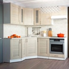 Кухонный гарнитур угловой «Лира мега оптима», 2000×1500 мм, цвет ясень шимо светлый - Фото 1