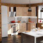 Кухонный гарнитур угловой «Ника литл», 1500×1300 мм, цвет дуб сонома - Фото 3