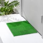 Покрытие ковровое щетинистое «Травка-эконом», 36×48 см, цвет зелёный - фото 1233213