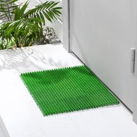 Покрытие ковровое щетинистое «Травка-эконом», 36×48 см, цвет зелёный Ош