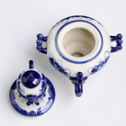 Самовар гжель «гжель», бело-синий,керамика, - Фото 5