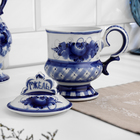 Кружка гжель «Гжельская», бело-синий,керамика, - Фото 4