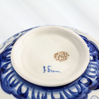 Миска - пельменница гжель «Яркий вкус», бело-синий, фарфор, 7×17 см - Фото 4