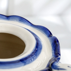 Чайник гжель «Автор», бело-синий,керамика, - Фото 4