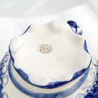 Чайник гжель «Автор», бело-синий,керамика, - Фото 5