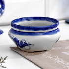 Миска-бульонница, гжель, фарфор, автор Окулова, 6х11 см - Фото 2