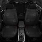 Авточехлы для Mercedes Benz Sprinter с 1995-2005 г., 3 места, фургон, с перфорацией, экокожа, цвет чёрный - Фото 3