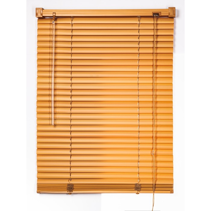 Жалюзи пластиковые, размер 150×160 см, цвет светлый дуб - Фото 1
