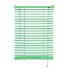 Жалюзи пластиковые, размер 100×160 см, цвет зелёный - Фото 4