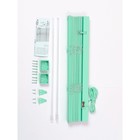 Жалюзи пластиковые, размер 110×160 см, цвет зелёный - Фото 6