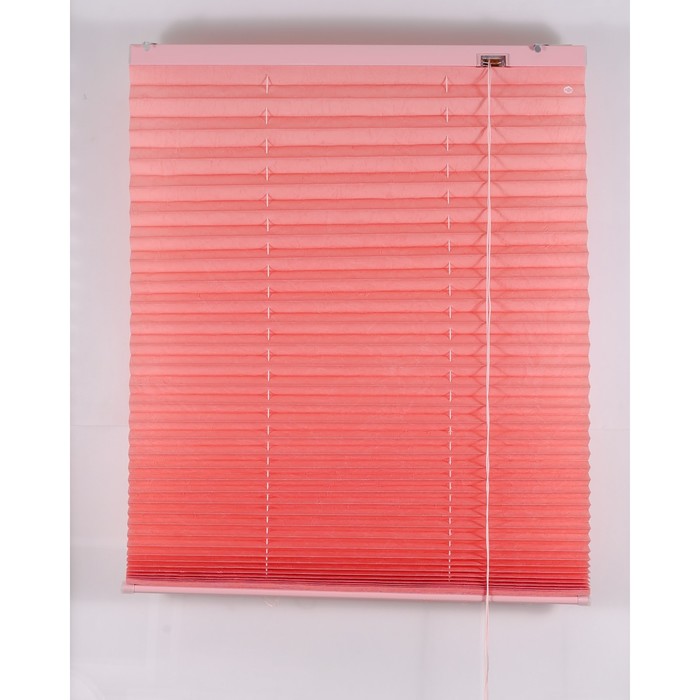 Штора-плиссе, размер 100х160 см, цвет розовый