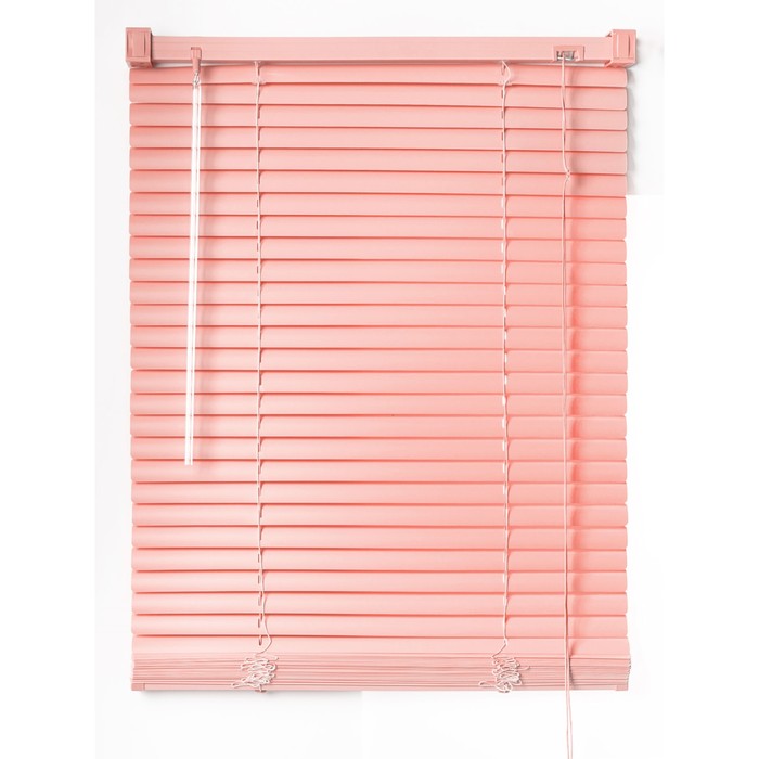 Жалюзи пластиковые, размер 100х160 см, цвет розовый - Фото 1