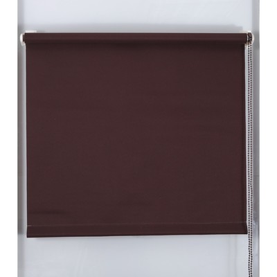 Рулонная штора «Простая MJ» 140х160 см, цвет шоколадный