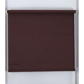 Рулонная штора «Простая MJ» 100х160 см, цвет шоколадный