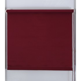 Рулонная штора «Простая MJ» 100х160 см, цвет бордовый