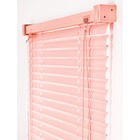 Жалюзи пластиковые, размер 160×160 см, цвет розовый - Фото 3