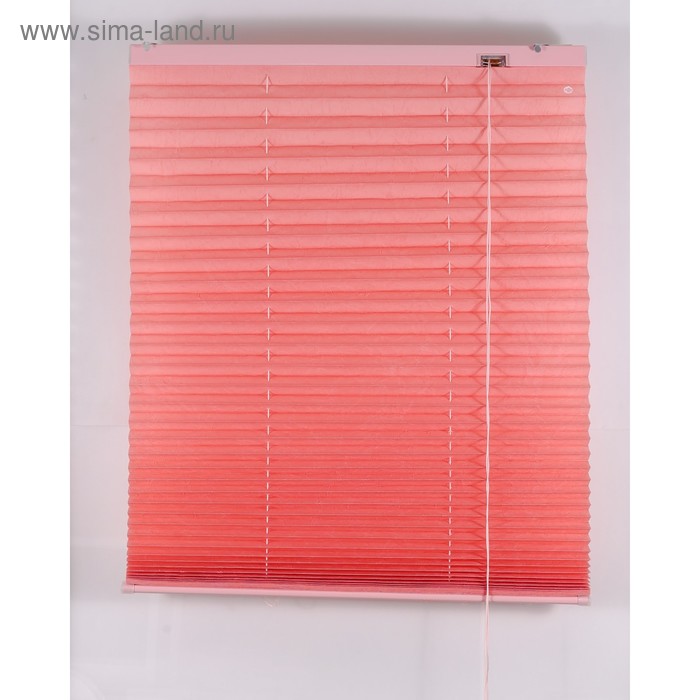 Штора-плиссе, размер 200х160 см, цвет розовый - Фото 1