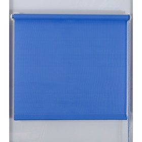 Рулонная штора «Простая MJ» 45х160 см, цвет синий