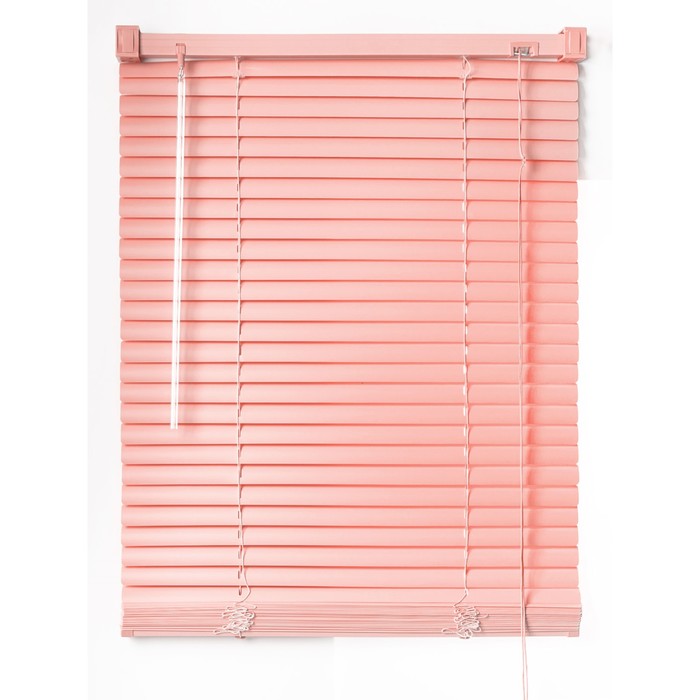Жалюзи пластиковые, размер 50×160 см, цвет розовый - Фото 1