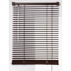 Жалюзи пластиковые, размер 90×160 см, цвет орех - Фото 2