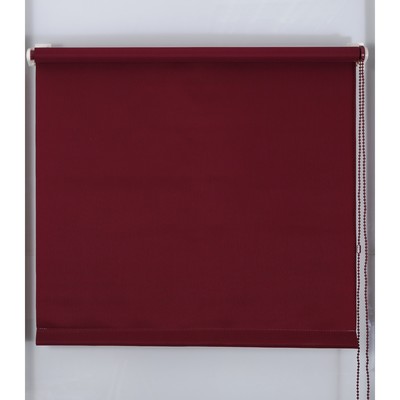 Рулонная штора «Простая MJ» 220х160 см, цвет бордовый