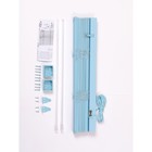 Жалюзи пластиковые, размер 90×160 см, цвет голубой - Фото 6