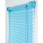 Жалюзи пластиковые, размер 200×160 см, цвет голубой - Фото 3