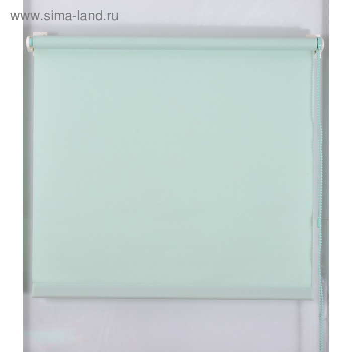 Рулонная штора «Простая MJ» 55×160 см, цвет светло-зелёный - Фото 1